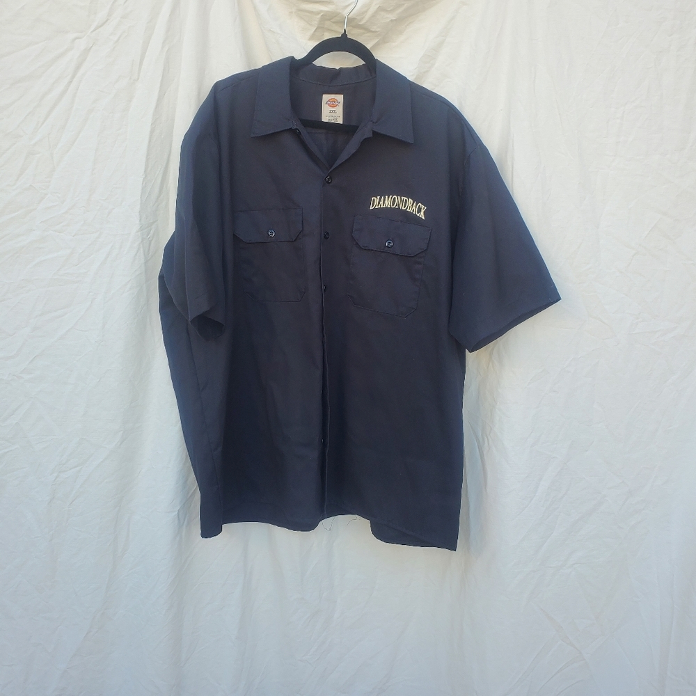 Mens, Black, Dickies shirt,  2XL , with graphics